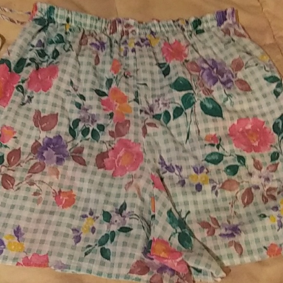 Colesce Couture Lounge Skort Shorts Floral Medium - Picture 4 of 7